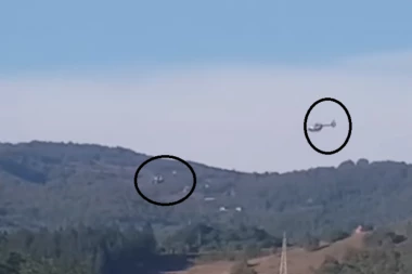 SRPSKI HELIKOPTERI IZNAD JARINJA! Pozdravljeni ovacijama! "LJUDI, ENO IH NAŠI"! (VIDEO)