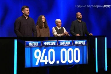 POSTAVLJEN NOVI ŽENSKI REKORD U KVIZU "POTERA": Penzionisana profesorka pobegla tragaču i ODBRANILA 700.000 DINARA!