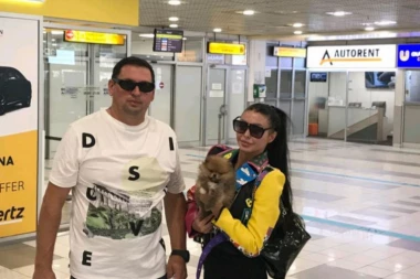 UHVATILI SMO TAKIJA NA AERODROMU SA MAJOM: Marinković se vratio po ćerku i vodi je iz Srbije, strahuje za njegovo zdravlje! (FOTO)