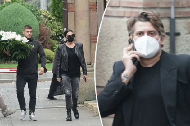 SKANDAL NA SAHRANI MARINE TUCAKOVIĆ: Laća naredio Ceci Ražnatović da napusti Novo groblje! (FOTO)