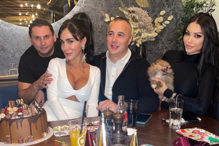 Maja Marinković i Taki Marinković na rođendanu kod Aleksandre Subotić