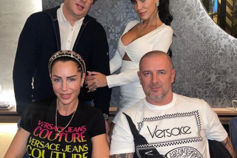 Ljuba Pantović kod ćerke Aleksandre Subotić na rođendanu