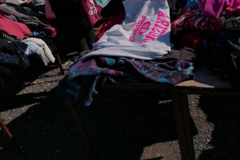 Nadica Zeljković na zrenjaninskom buvljaku