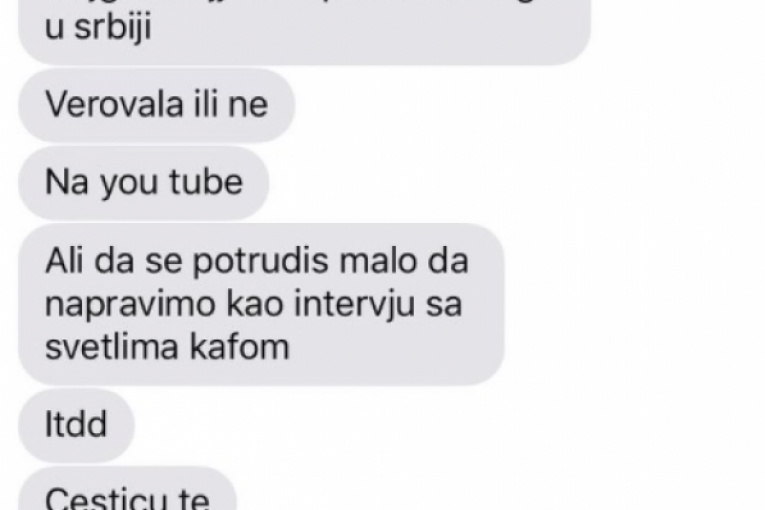 Brendon molio Maju Marinković da snimaju za njegov ''Jutjub kanal''