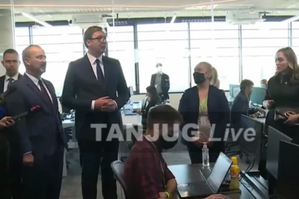 PREDSEDNIK VUČIĆ NA OTVARANJU NCR KAMPUSA U BEOGRADU (VIDEO)