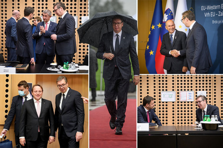 PREDSEDNIK VUČIĆ SE OBRATIO IZ SLOVENIJE: Srbija ne može postati član EU dok se ne reše problemi sa Prištinom (VIDEO)