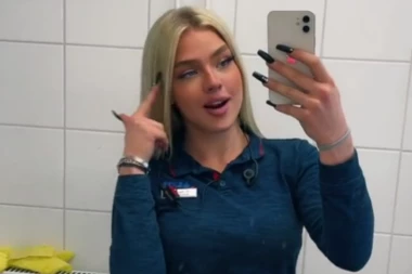 MUŠKARCI ŠIROM SVETA ODLEPILI ZA VIKTORIJOM! Proglašena za najlepšu kasirku: "Zbog tebe bih kupio 100 kilograma krompira" (VIDEO)