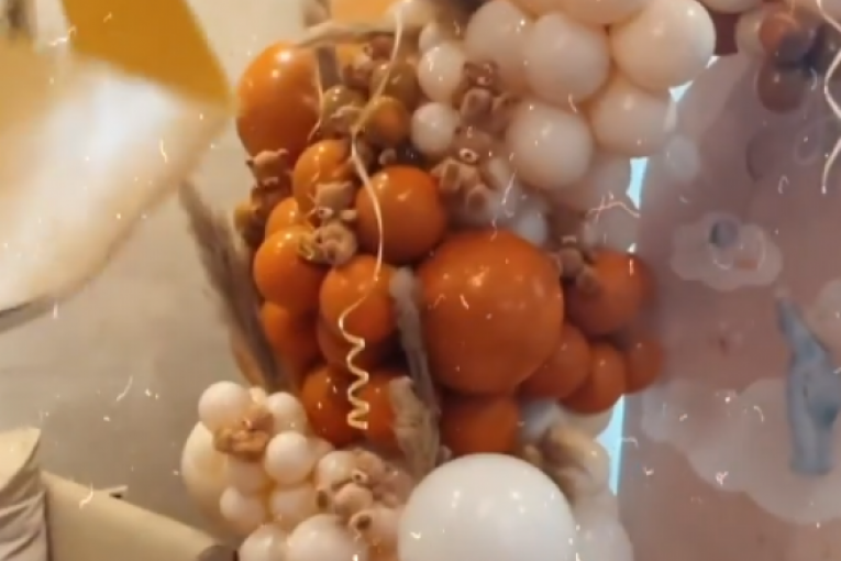 Luksuzna dekoracija za prvi rođendan sina Aleksande Subotić
