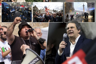 ITALIJA U HAOSU, EVO KO SE KRIJE IZA ANTIVAKSERSKOG PROTESTA U RIMU! Neofašisti, nasilnici i ubica osuđen na 18 godina robije, koriste koronu kao izgovor za PROLIVANJE KRVI! (FOTO, VIDEO)