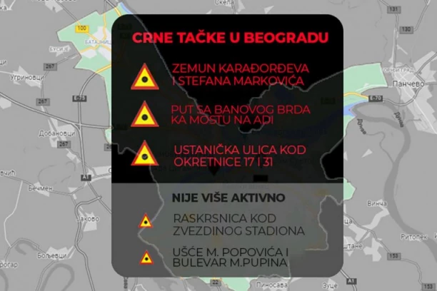 OVO SU CRNE TAČKE U BEOGRADU! Srpski profesor dao detaljno objašnjenje: NA OVIM SAOBRAĆAJNICAMA SE GUBI GLAVA!