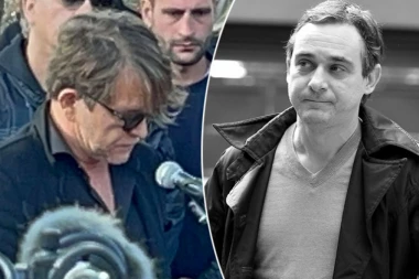 CELO GROBLJE U SUZAMA NA SAHRANI MARKA ŽIVIĆA! Bjelogrlić rida na sav glas: Ti Marko ostaješ u srcima! (VIDEO)