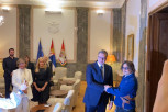 HOLIVUDSKI ŠMEKER U BEOGRADU: Vučić ugostio Džonija Depa u Predsedništvu (FOTO)