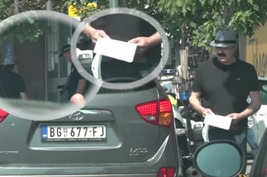 HARIS DŽINOVIĆ ZAVRŠIO U POLICIJI: Folkera privatan vozač MUNJEVITOM BRZINOM sklonio od kamera! (FOTO)