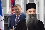 KAKO DA TE ZOVEM PREDSEDNIČE, KAD NISI PREDSEDNIK?! Patrijarh se obratio Dodiku, cela sala prsnula u smeh! (VIDEO)