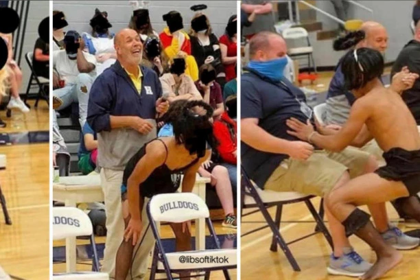 POLUGOLI UČENICI IZVODILI STRIPTIZ ZA NASTAVNIKE, PLESALI IM U KRILU I TRLJALI SE O NJIH! U skandaloznoj predstavi učestvovao i direktor, koji je i ujedno i prvi čovek grada! (VIDEO)