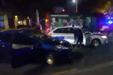 SAOBRAĆAJNI POLICAJAC POKOŠEN NA SLAVIJI: Hitno transportovan u bolnicu