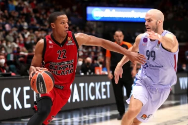 OLIMPIJA NA ČELU EVROLIGE: Barselona pala u Milanu, raspoloženi Asvel stiže na megdan Zvezdi!