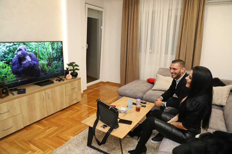 Darko Lazić i Barbara Bobak u novom stanu