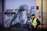 PRIVEDENA AIDA ĆOROVIĆ: Gađala mural Ratka Mladića! (FOTO)