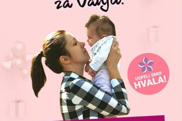 SAKUPLJENO 2.500.000 EVRA ZA MALU VANJU: Porodica bolesne devojčice saopštila lepu vest