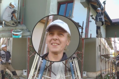 DRAGANA RUŠI SVE PREDRASUDE: Ona je jedina fasaderka u Srbiji - kad mogu muškarci ženske, mogu i ja muške poslove (FOTO)