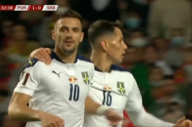 TADIMANIJA U LISABONU! Ima BOGA, pogledajte gol srpskog kapitena! (VIDEO)