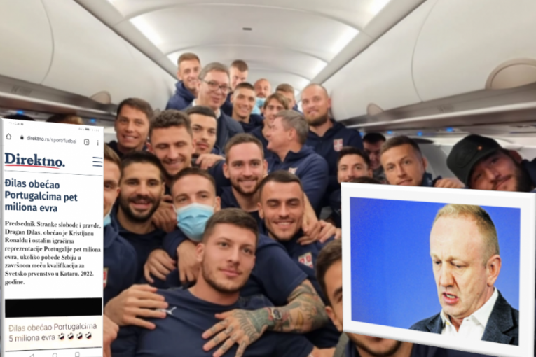 Više vredi Vučićev milion za "Orlove" nego Đilasovih pet za Portugalce! (FOTO)