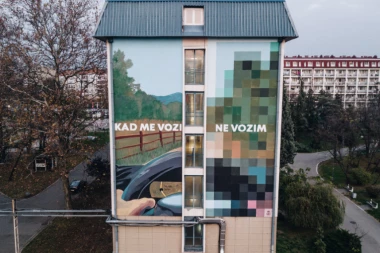 NOVI MURAL SA SNAŽNOM PORUKOM OSVANUO U BEOGRADU: Tuborg, Studentski centar i Pijanista ujedinili snage u promociji odgovorne konzumacije alkohola