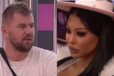 ZNAM ŠTA VOLI, DOBIĆE POKLON U SITNE SATE: Maja ustala, pa pred svima POLJUBILA Janjuša, Car pobesneo od LJUBOMORE! (VIDEO)