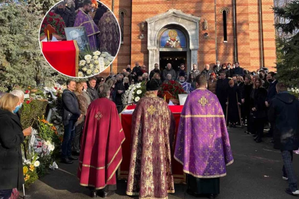 ČETIRI SVEŠTENIKA NA SAHRANI MERIME NJEGOMIR! Počelo OPELO, najrođeniji briznuli u plač! (FOTO/ VIDEO)