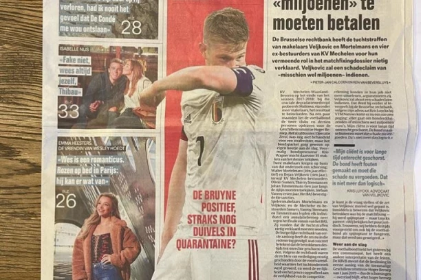 BELGIJSKI SUD ODLUČIO: Srbin oslobođen OPTUŽBI za nameštanje utakmica, Veljković traži MILIONSKU odštetu!