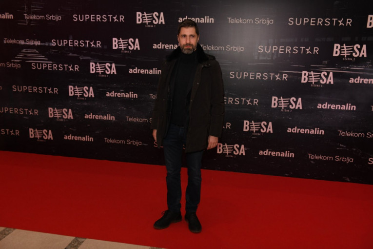 Nebojša Milovanović na premijeri druge sezone serije Besa
