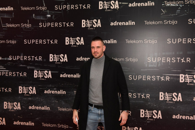 Cvija na premijeri serije Besa