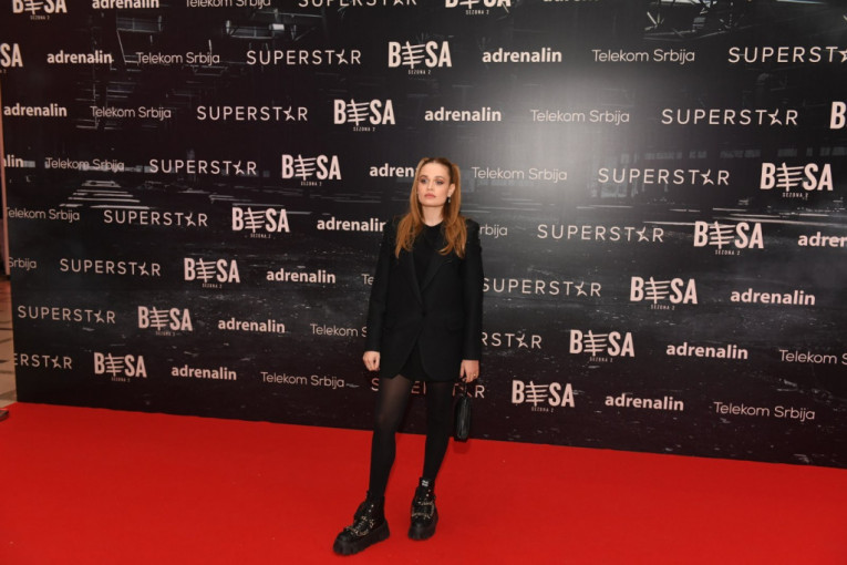 Mina Sovtić na premijeri serije Besa