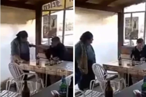 SNIMAK KOJI JE RAZBESNEO SRBIJU! Majka tera sina od 50 godina iz kafane! JADNA ŽENA, ŠTA MORA DA TRPI! (VIDEO)