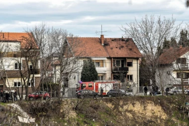 PRVI SNIMCI POŽARA U ZEMUNU: Izgoreo deka (94), vatra progutala 4 stana