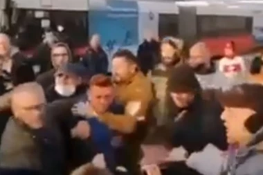 JEZIVE SCENE: Kako su Đilasovci pretukli vozača na Pupinovom mostu