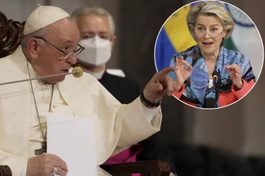 FON DER LAJENOVA HTELA DA UKINE BOŽIĆ, UŽASNUTI PAPA PORUČIO: TO SU POKUŠAVALI I NACISTI! Poglavar rimokatoličke crkve u ratu sa šeficom Evropske komisije!