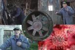 DEDA RADOSAV (91) KONSTRUISAO "KORONA VENTILATOR": Multifunkcionalni aparat koji tera viruse, bakterije i muve, a u isto vreme dezinfikuje prostoriju