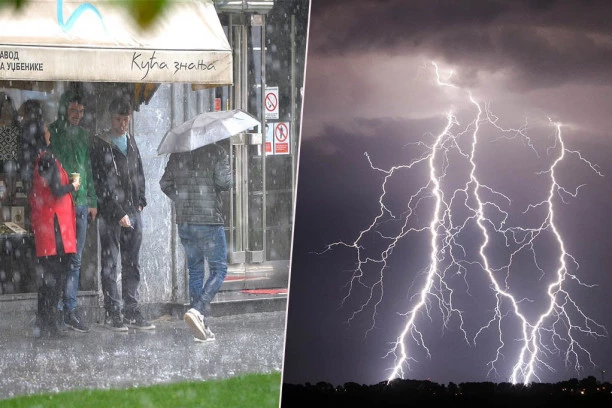 U OVE DELOVE SRBIJE STIŽU NEPOGODE! Sklanjajte se na sigurno!