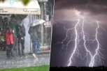 HITNO UPOZORENJE! Ove gradove u Srbiji pogodiće jake grmljavinske oluje, moguć grad i obilni pljuskovi