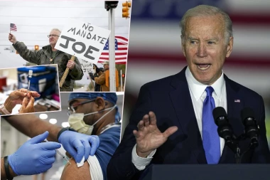 ŽESTOK UDAR NA BAJDENA, OD OVOG PORAZA TEŠKO ĆE SE OPORAVITI! Dočekali ga i protesti: Neće on da upravlja životom običnih građana i TERA NAS NA VAKCINACIJU!