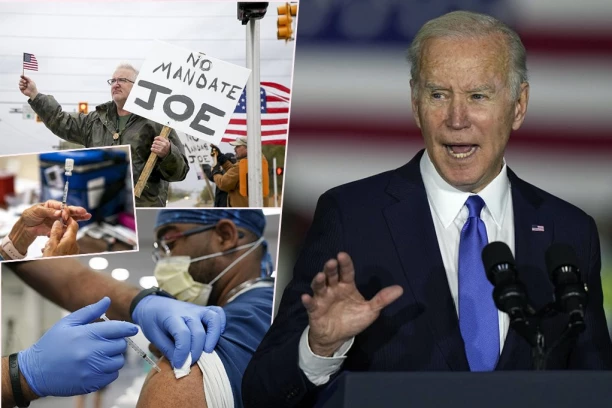 ŽESTOK UDAR NA BAJDENA, OD OVOG PORAZA TEŠKO ĆE SE OPORAVITI! Dočekali ga i protesti: Neće on da upravlja životom običnih građana i TERA NAS NA VAKCINACIJU!