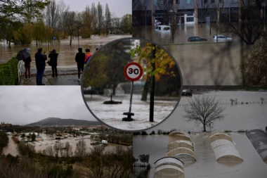 SVE POD VODOM! PRIRODNA KATASTROFA U ŠPANIJI: Pogledajte haos koji je napravila oluja Bara (FOTO)