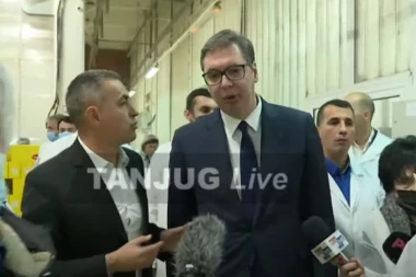 (VIDEO) PREDSEDNIK VUČIĆ OBIŠAO FABRIKU U NIŠU: Ovo je srpska firma i srpska kompanija
