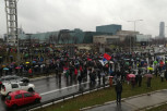 ZAVRŠEN PROTEST: Ćutini aktivisti se razišli, saobraćaj kod Sava Centra počeo da funkcioniše (VIDEO)