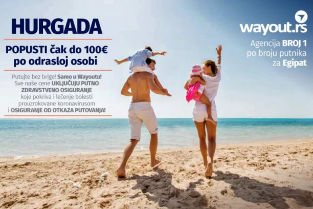 WAYOUT: UGREJTE SE U HURGADI UZ LAST MINUTE PONUDE ZA DECEMBAR, DOČEK 2022, BOŽIĆ I RASPUST - POPUSTI DO 100 EUR PO OSOBI
