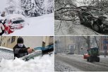 SLIKE RAZLUPANIH AUTOMOBILA I OBORENIH STABALA: Pogledajte kako je sneg PARALISAO Srbiju! (FOTO)