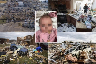 TORNADO USISAO PETOČLANU PORODICU IZ KUPATILA I RAZNEO IH NA SVE STRANE: Stajali smo zagrljeni, beba nam je bila u autosedištu, a onda je sve postalo crno!