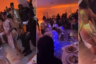 IN THE MIDDLE OF THE WEDDING, THE BRIDE STRIPPED DOWN TO HER THONG AND DID SOMETHING THAT PARALYSED ALL THOSE PRESENT! People are in shock: Did this really happen in front of everyone?